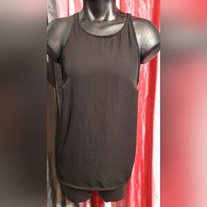 "Foreign Exchange" Black Sleeveless Women's Top
